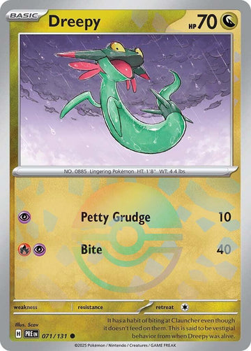 Dreepy (Poke Ball Pattern) [071/131] [Prismatic Evolutions] Holofoil