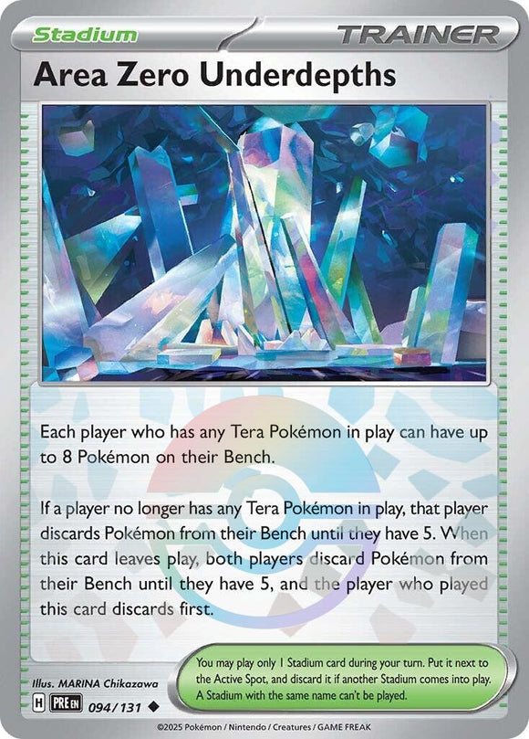Area Zero Underdepths (Poke Ball Pattern) [094/131] [Prismatic Evolutions] Holofoil