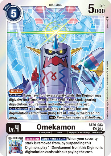 Omekamon [BT20-083] [Release Special Booster 2.5] Foil