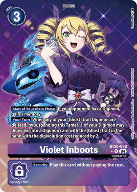 Violet Inboots (Alternate Art) [BT20-088] [Release Special Booster 2.5] Foil
