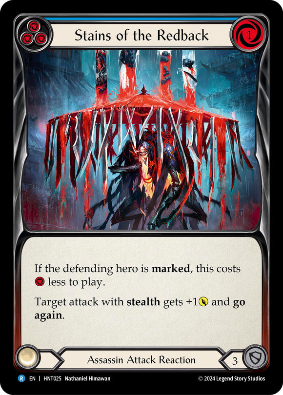 Stains of the Redback (Blue) [HNT025] [The Hunted] Rainbow Foil