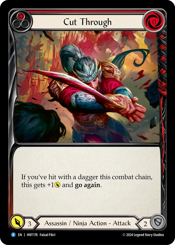 Cut Through (Red) [HNT176] [The Hunted] Rainbow Foil