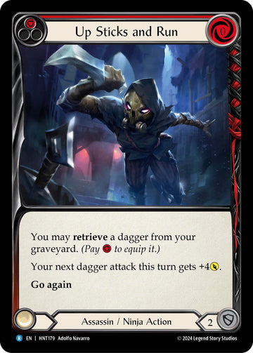 Up Sticks and Run (Red) [HNT179] [The Hunted] Rainbow Foil