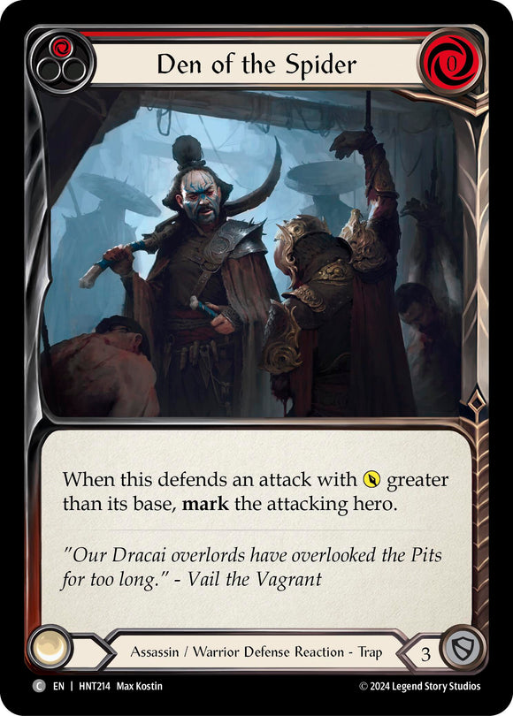 Den of the Spider (Red) [HNT214] [The Hunted]