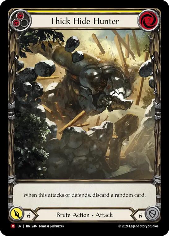 Thick Hide Hunter (Extended Art) [HNT246] [The Hunted] Rainbow Foil