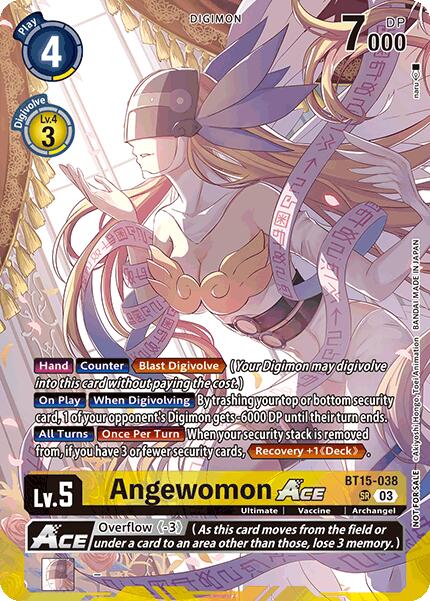 Angewomon ACE (Limited Card Pack) [BT15-038] [World Convergence] Foil