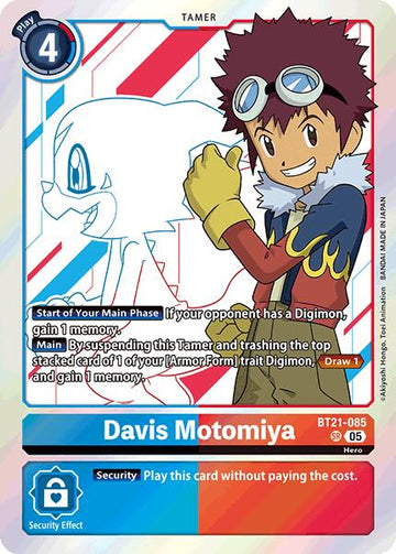 Davis Motomiya [BT21-085] [World Convergence] Foil