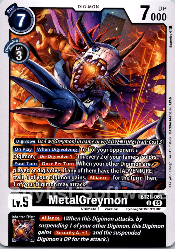 MetalGreymon [BT21-061] [World Convergence]