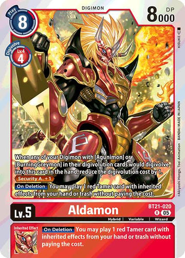 Aldamon [BT21-020] [World Convergence] Foil