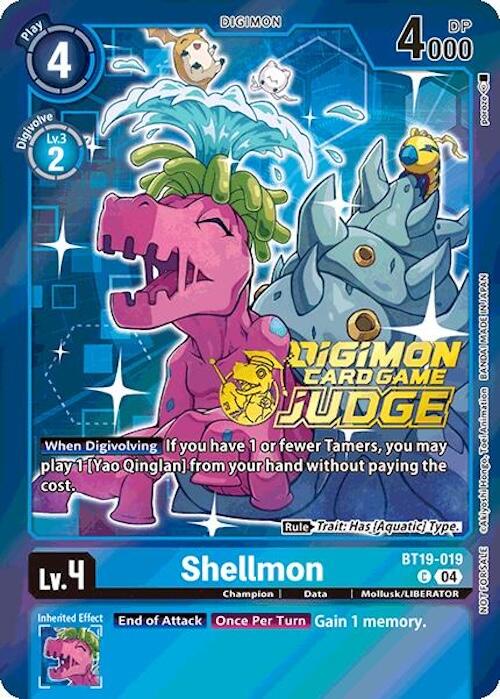 Shellmon (Judge Pack 2025 Wave 1) [BT19-019] [Release Special Booster 2.0] Foil