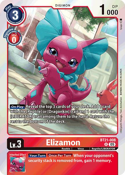 Elizamon [BT21-008 R] [World Convergence] Foil