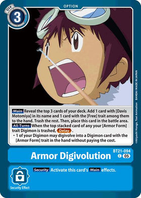Armor Digivolution [BT21-094] [World Convergence]