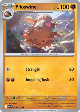 Piloswine [078/159] [Journey Together]