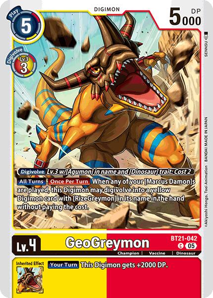 GeoGreymon [BT21-042 C] [World Convergence]