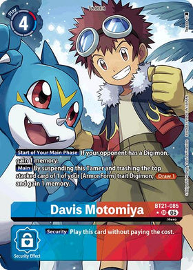 Davis Motomiya (Alternate Art) [BT21-085] [World Convergence] Foil