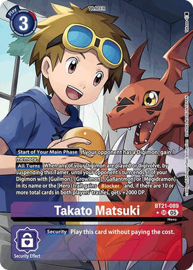 Takato Matsuki (Alternate Art) [BT21-089] [World Convergence] Foil