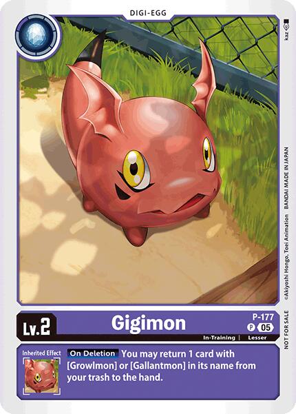 Gigimon (Store Tournament 2025 Vol.2 Participation Pack) [P-177 P] [Digimon Promotion Cards]