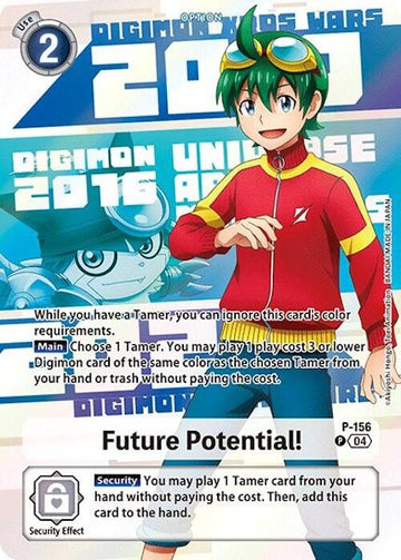Future Potential! (Digimon Animation Series 25th Anniversary Set) [P-156 P] [Digimon Promotion Cards] Foil