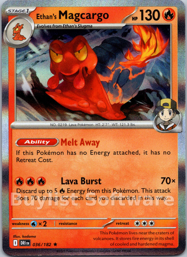 Ethan's Magcargo [036/182] [Destined Rivals] Holofoil