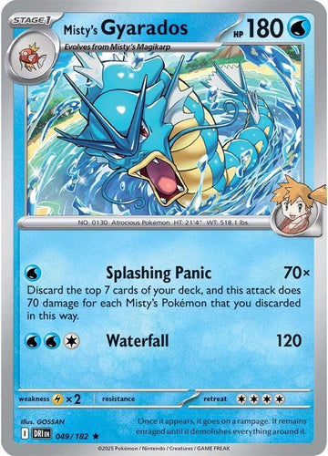 Misty's Gyarados [049/182] [Destined Rivals] Holofoil