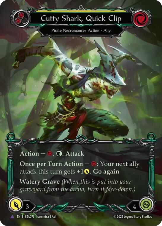 Cutty Shark, Quick Clip (Marvel) [SEA076] [High Seas] Cold Foil