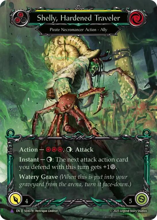 Shelly, Hardened Traveler (Marvel) [SEA078] [High Seas] Cold Foil