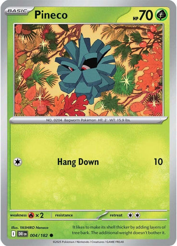 Pineco [004/182] [Destined Rivals] Reverse Holofoil