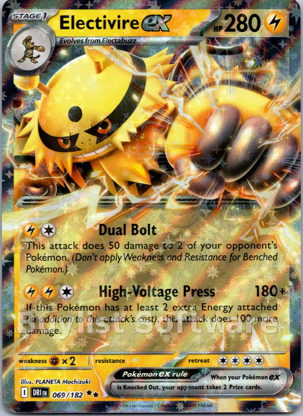 Electivire ex [069/182] [Destined Rivals] Holofoil