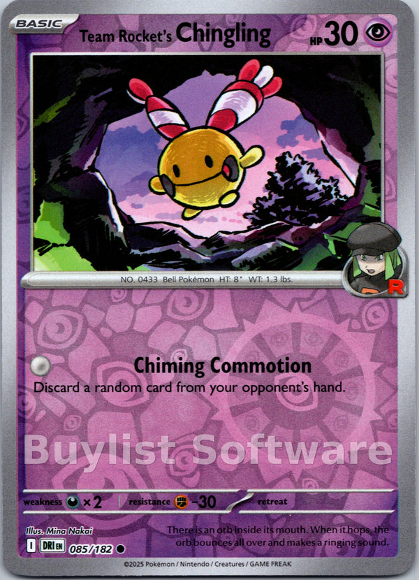 Team Rocket's Chingling [085/182] [Destined Rivals] Reverse Holofoil