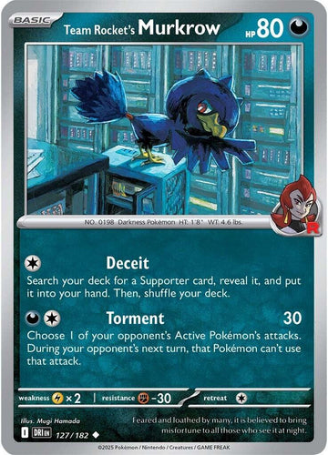 Team Rocket's Murkrow [127/182] [Destined Rivals]