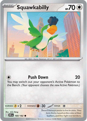 Squawkabilly [160/182] [Destined Rivals] Reverse Holofoil
