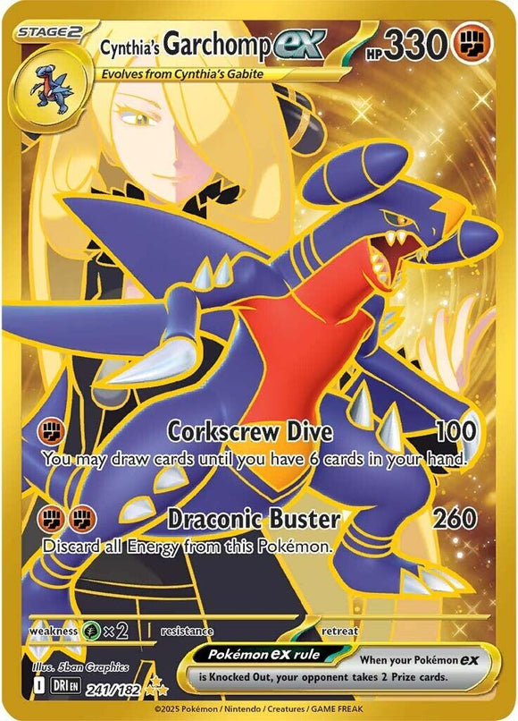 Cynthia's Garchomp ex [241/182] [Destined Rivals] Holofoil