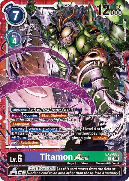 Titamon ACE [EX9-065] [Versus Monsters] Foil
