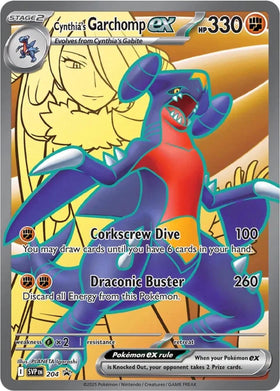 Cynthia's Garchomp ex [204] [Scarlet & Violet Promo Cards] Holofoil