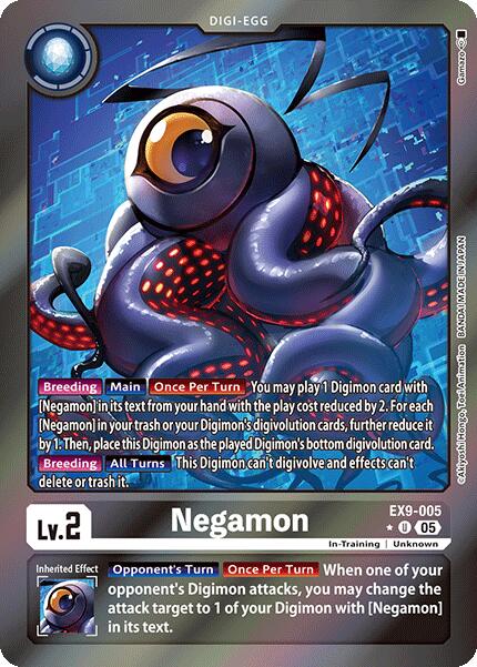 Negamon (Limited Foil) [EX9-005] [Versus Monsters] Foil