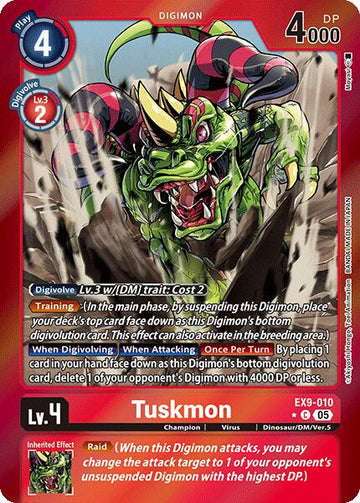 Tuskmon (Limited Foil) [EX9-010] [Versus Monsters] Foil