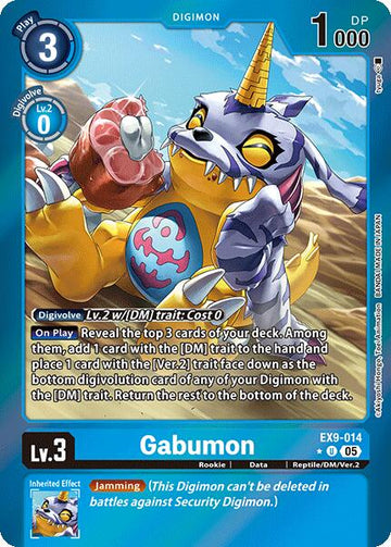 Gabumon (Limited Foil) [EX9-014] [Versus Monsters] Foil