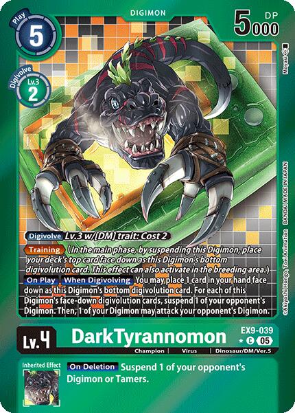 DarkTyrannomon (Limited Foil) [EX9-039] [Versus Monsters] Foil