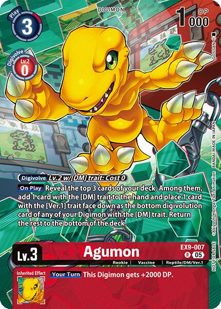 Agumon (Digital Monster Day Commemoration Event Participant) [EX9-007 R] [Digimon Promotion Cards]