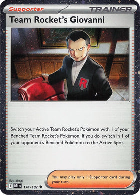 Team Rocket's Giovanni (Cosmos Holo) [174/182] [Destined Rivals] Holofoil