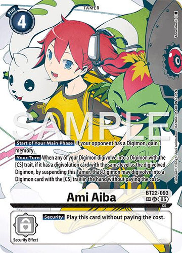 Ami Aiba (SP) [BT22-093] [Cyber Eden] Foil