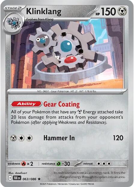 Klinklang [063/086] [Black Bolt] Holofoil
