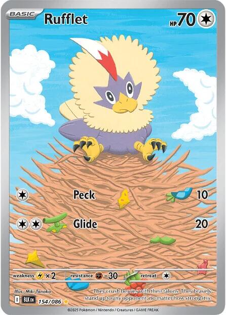 Rufflet [154/086] [Black Bolt] Holofoil