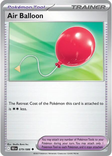 Air Balloon [079/086] [Black Bolt] Reverse Holofoil