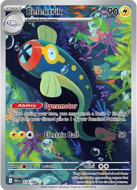 Eelektrik [114/086] [Black Bolt] Holofoil