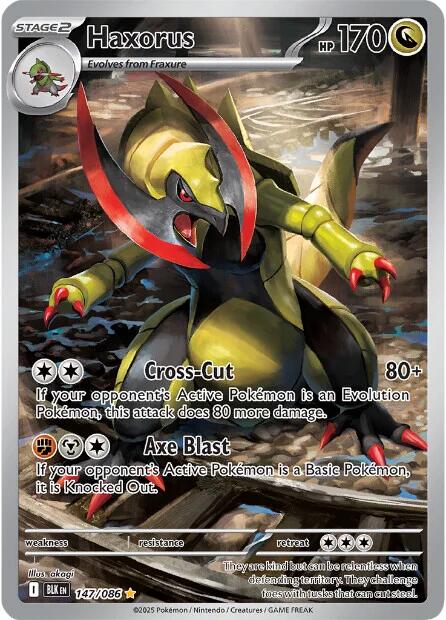 Haxorus [147/086] [Black Bolt] Holofoil