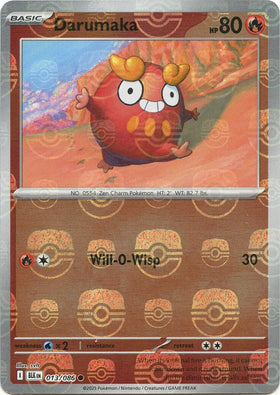 Darumaka (Master Ball Pattern) [013/086] [Black Bolt] Holofoil