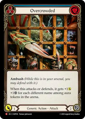 Overcrowded [SUP216] [Super Slam] Rainbow Foil