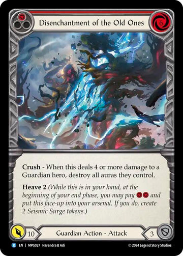 Disenchantment of the Old Ones