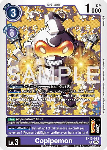Copipemon [EX10-038] [Sinister Order] Foil